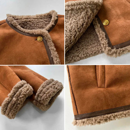 Women’s Teddy Winter Bomber Jacket | Cropped