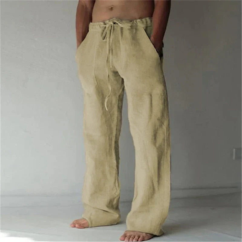 Men's Linen Baggy Trousers: Arthur