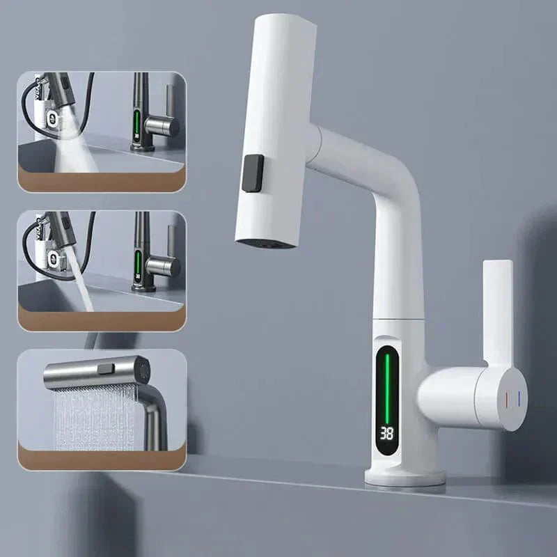 Modern Waterfall Bathroom Faucet