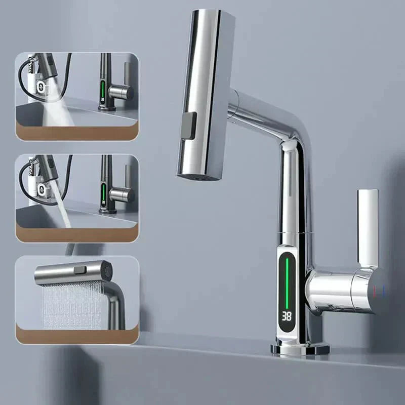 Modern Waterfall Bathroom Faucet