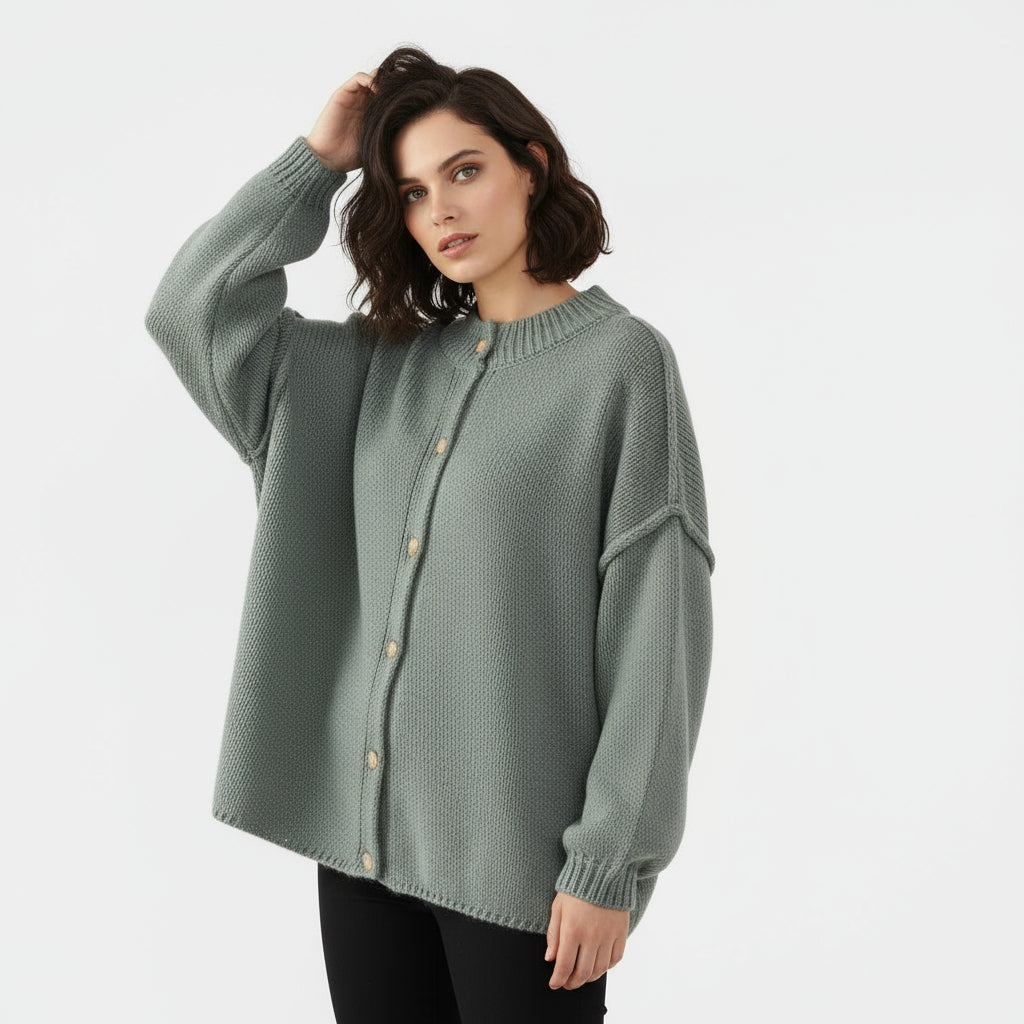 Cozy Open Front Women's Cardigan Sweater
