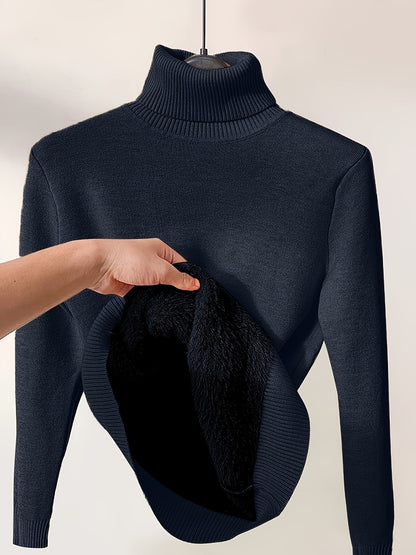 Women's Warm Classic Crew Neck Sweater