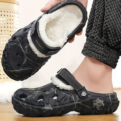 Men’s Winter Lined Crocs - Cozy Indoor House Shoes