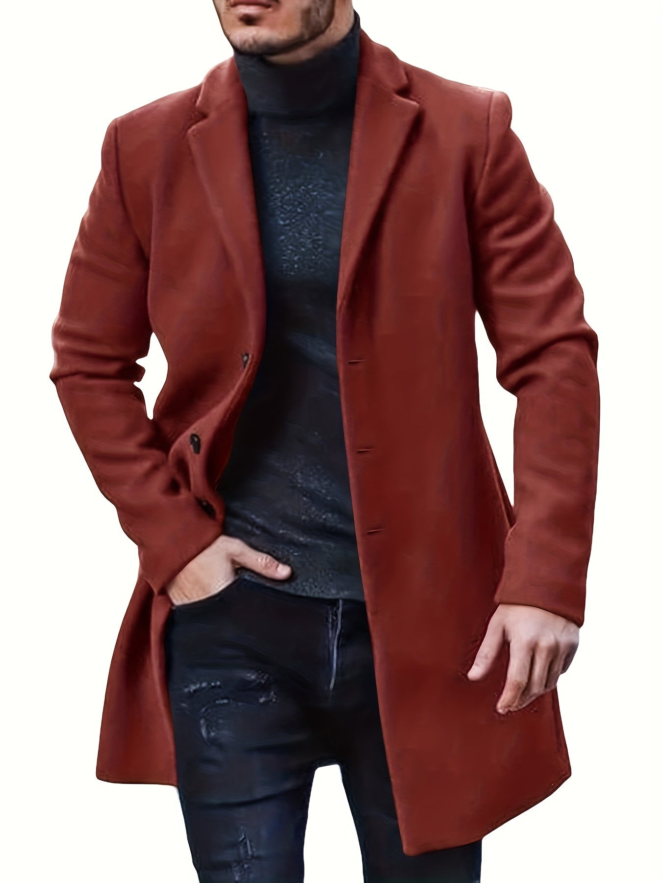 Warm Waterproof Men's Puffy Winter Coat