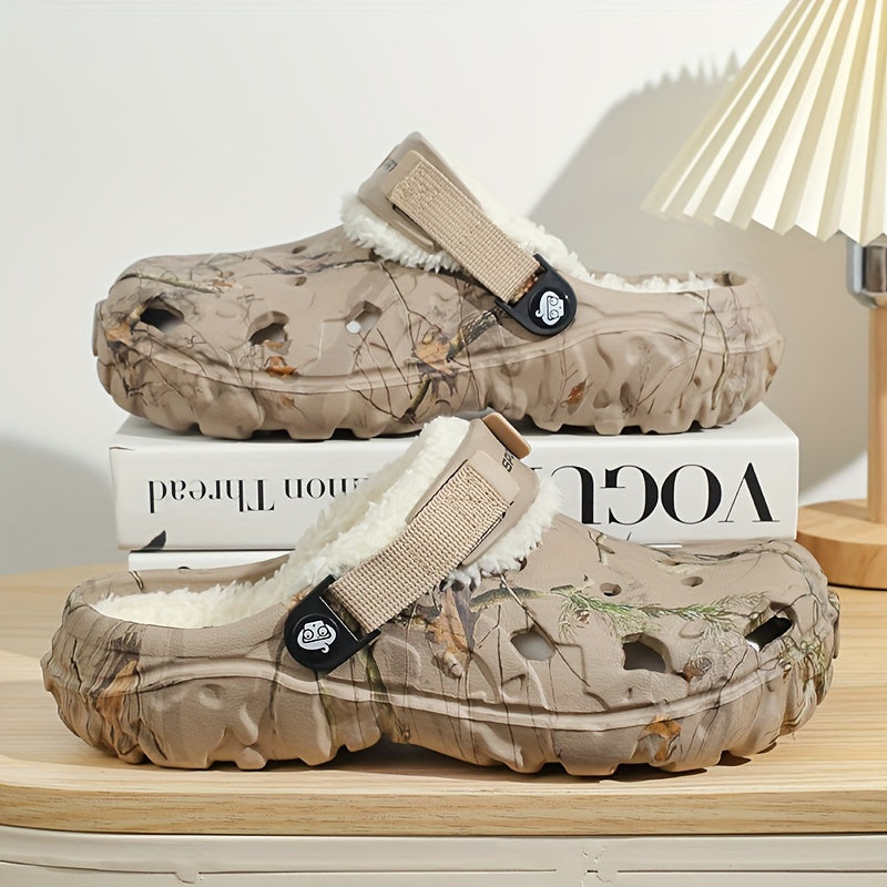 Men’s Winter Lined Crocs - Cozy Indoor House Shoes
