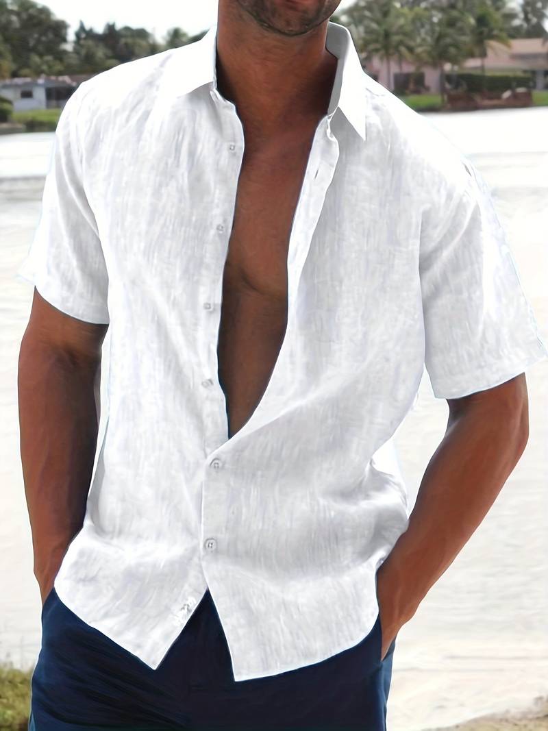 Springtime comfort: James short-sleeved shirt