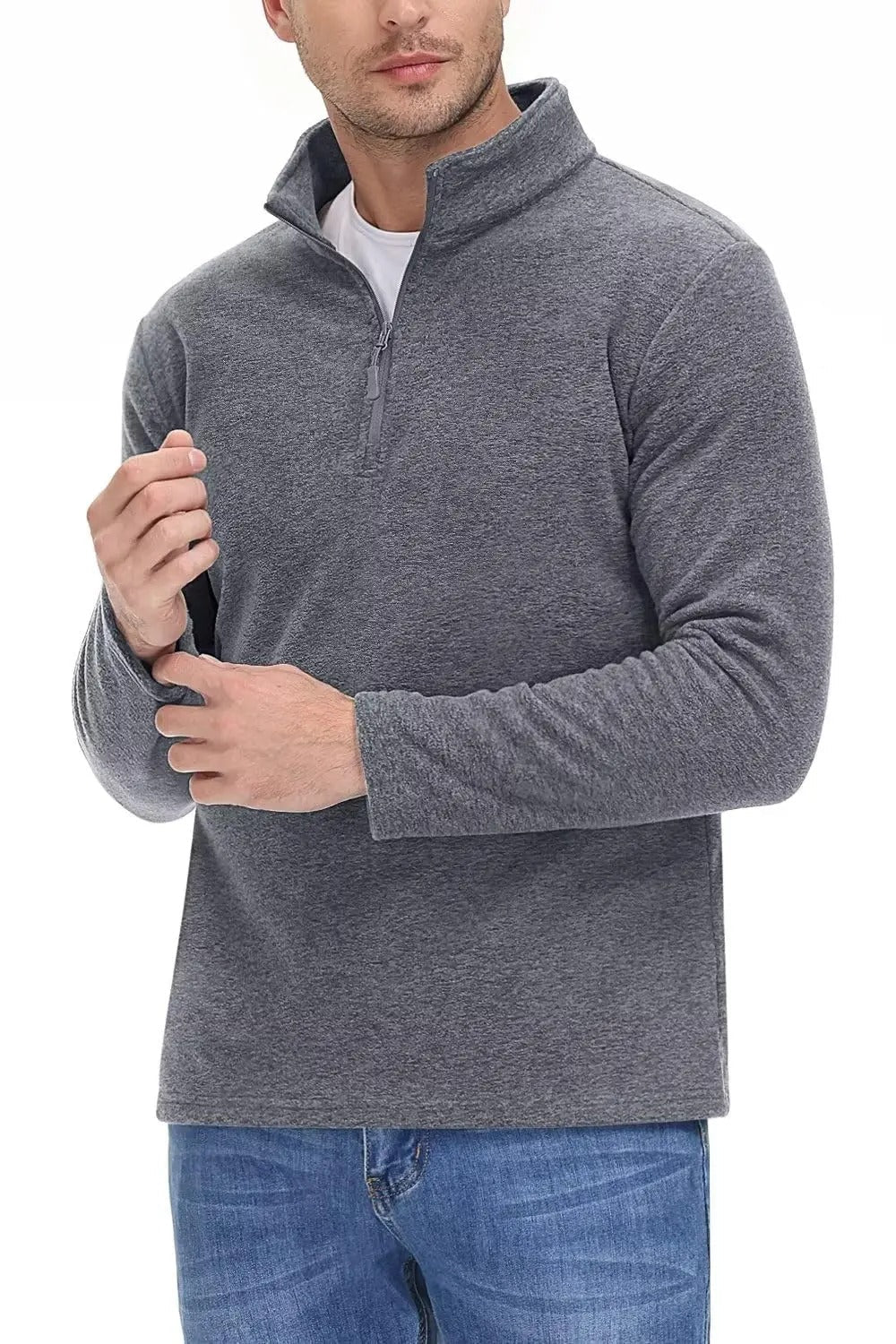 Cozy Fleece Pullover with Half Zip