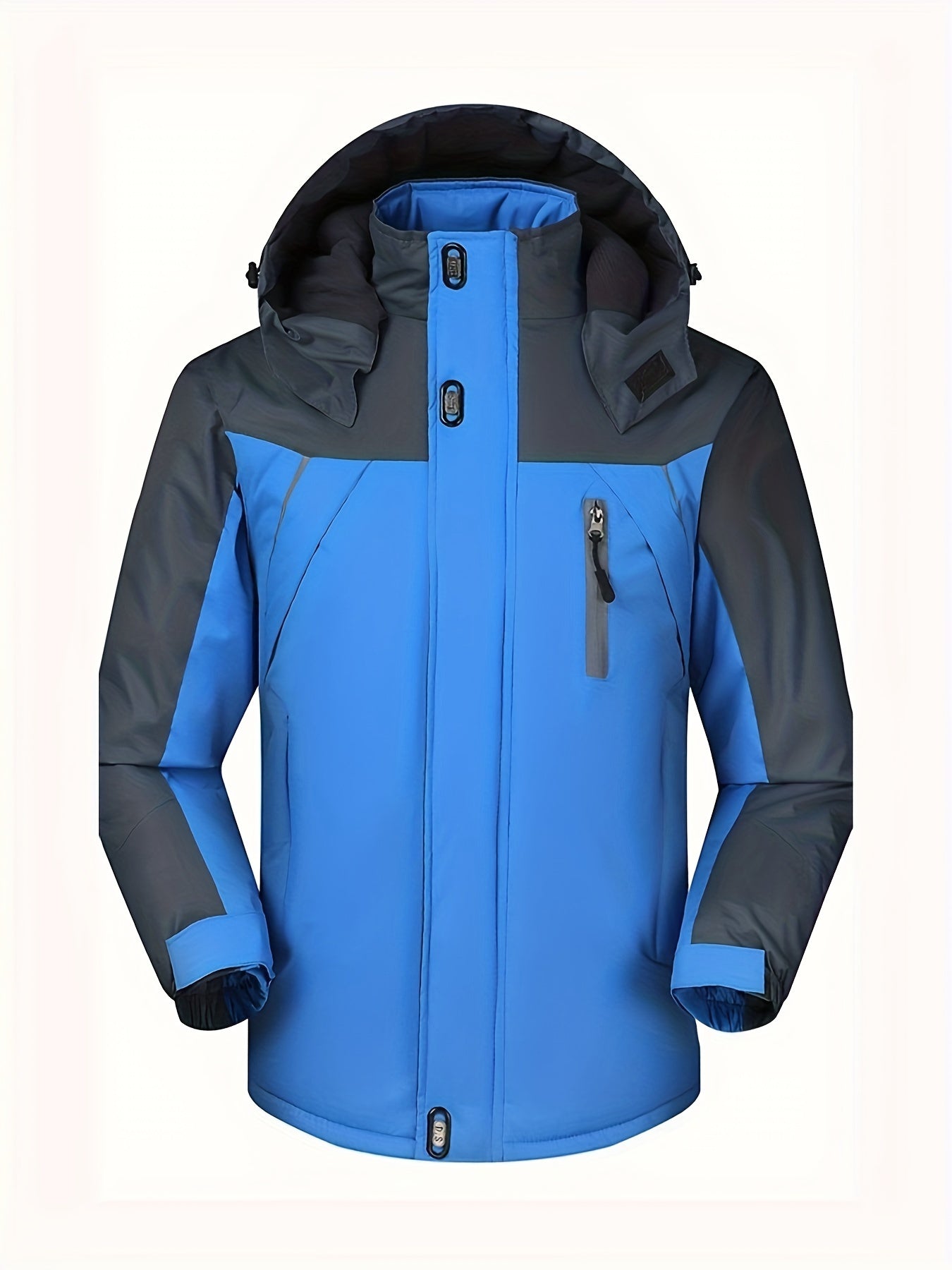 Insulated Waterproof Fleece Hooded Winter Coat For Men - BritishElegance