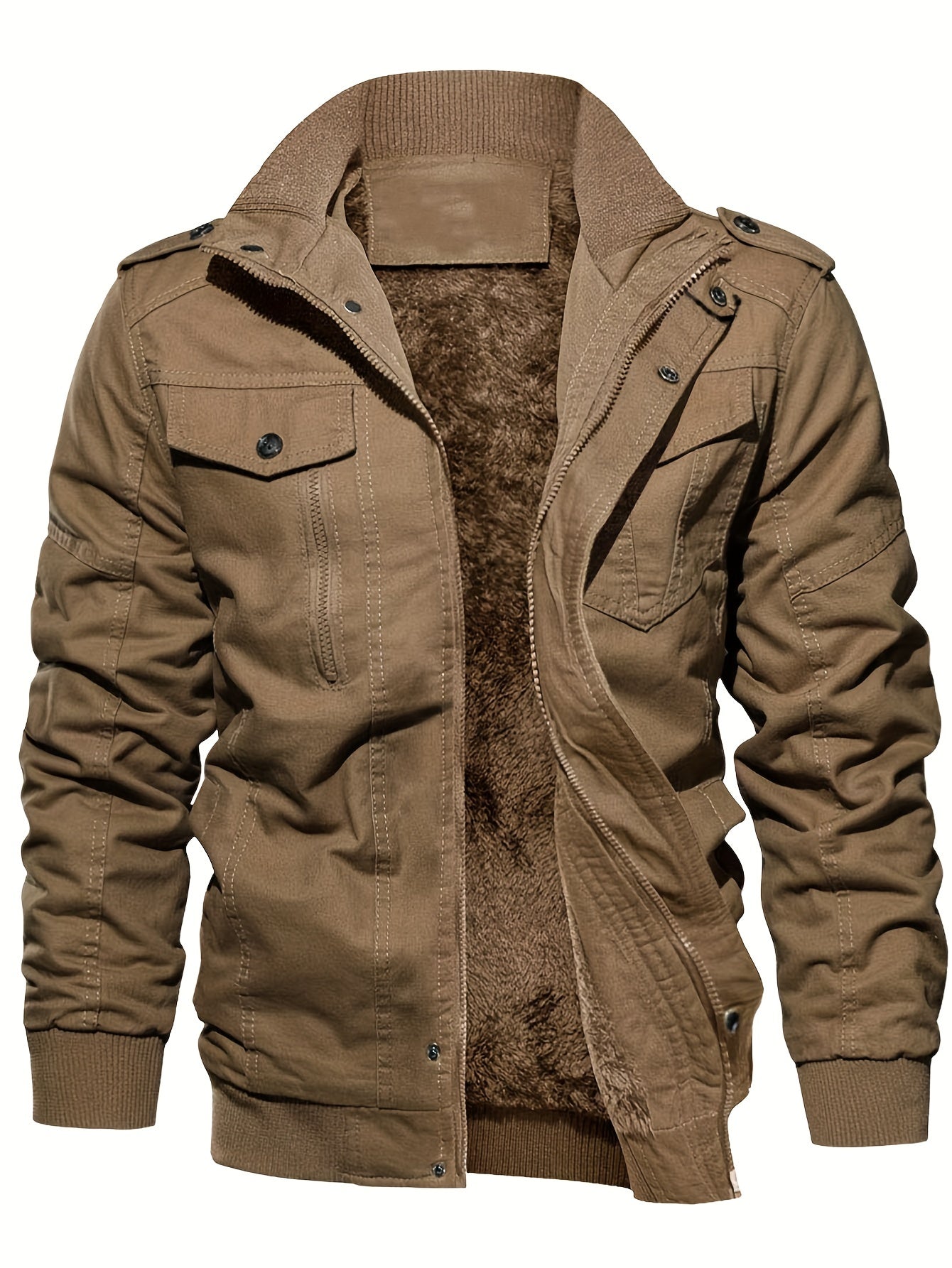 Warm Waterproof Men's Winter Parka Coat With Fleece Lining - BritishElegance