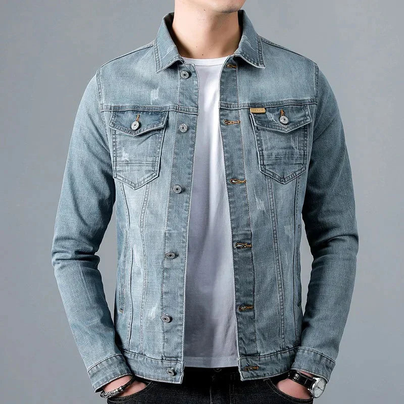 Denim Jacket by Dave Wellington, Washed