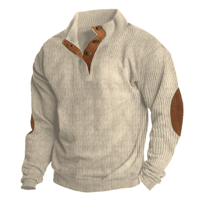 Casual Men's Crew Neck Pullover Sweater