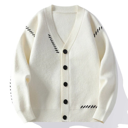 Soft Cable Knit Sweater with Decorative Stitches