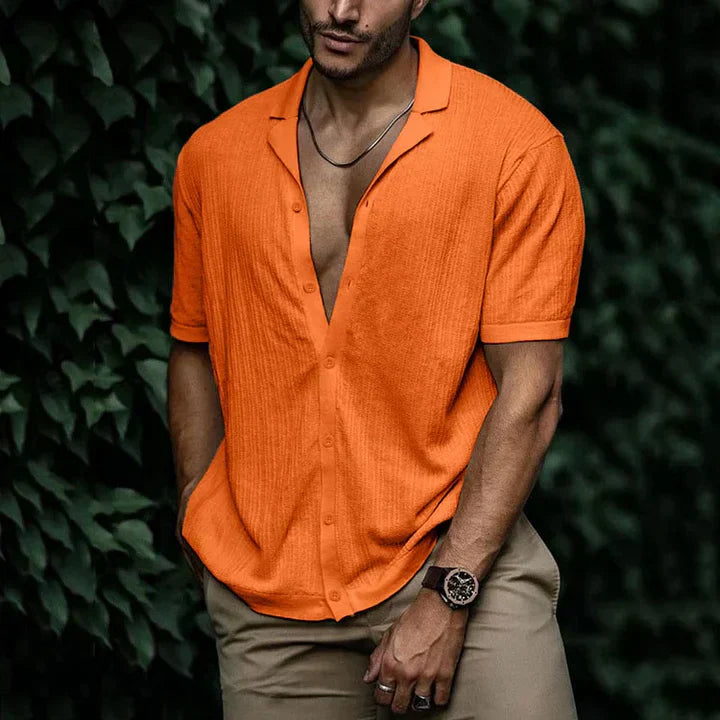 Summer comfort in a stylish linen shirt for men