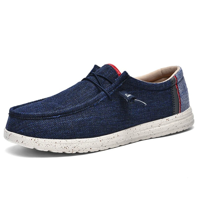 Comfortable Denim Slipper with Contrast Details