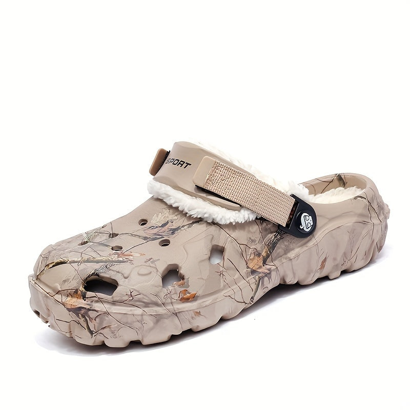 Men’s Winter Lined Crocs - Cozy Indoor House Shoes