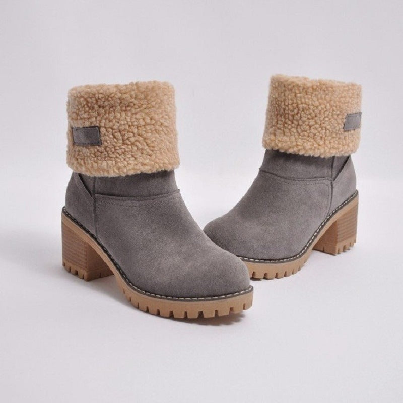 Luxury Fur Insulated Winter Boots