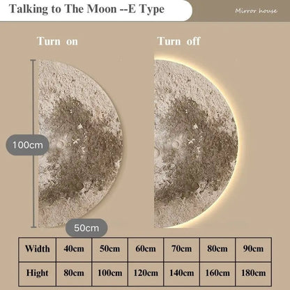 Round Outdoor Wall Mount Half Moon Light Fixture