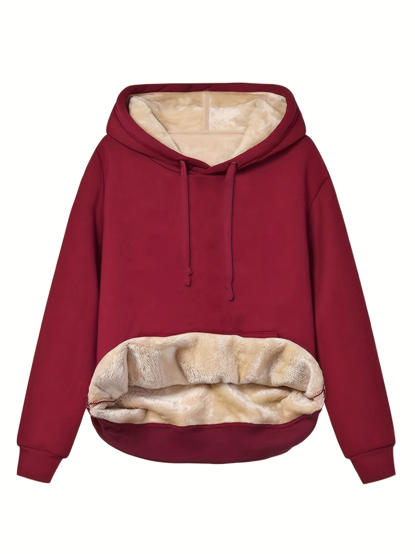 Warm Women's Fleece Hooded Sweatshirt