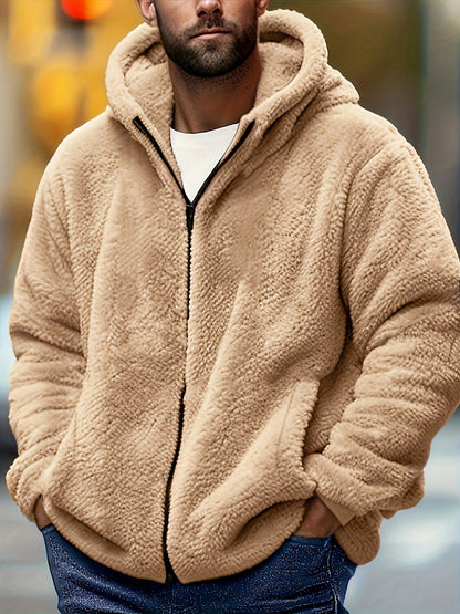Martin | Men’s Plus Size Zip-Up Hooded Jacket - Casual Comfort Hoodie