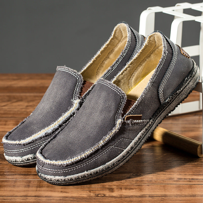 Casual Canvas Slip On Shoes