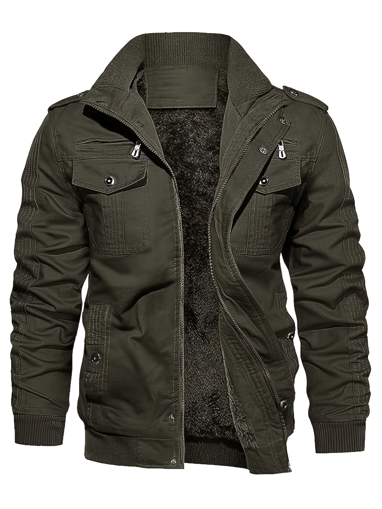 Warm Waterproof Mens Winter Parka Jacket with Hood