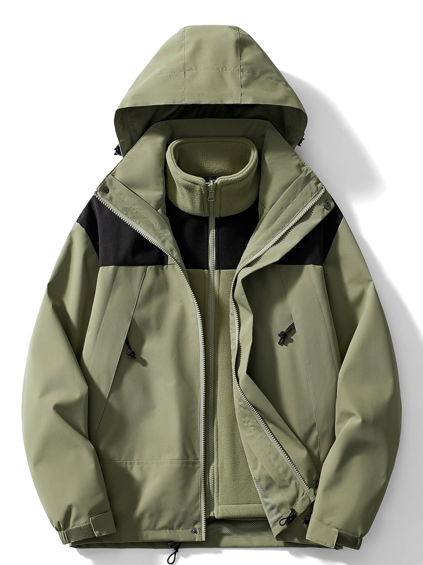 Warm 3 in 1 Parka Jacket for Women - BritishElegance