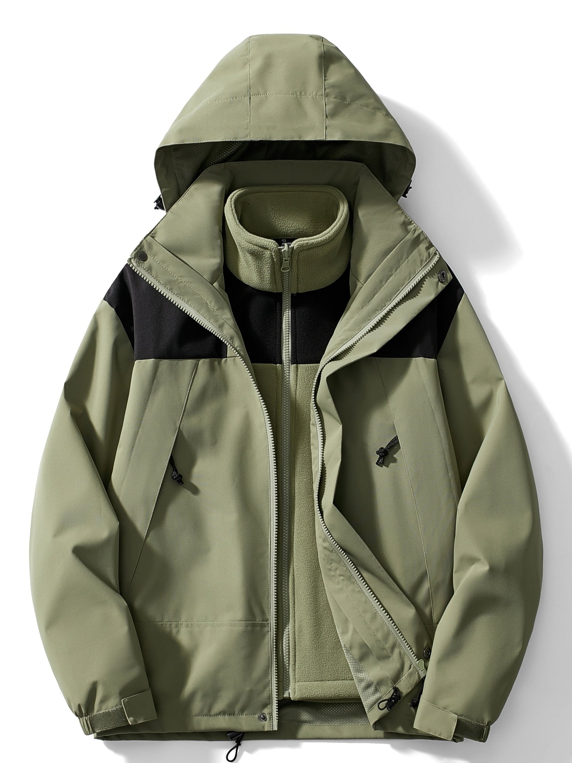 Warm 3 in 1 Parka Jacket for Women - BritishElegance