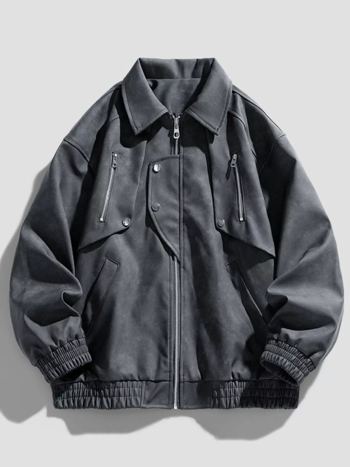 Big and Tall Zip Front Jacket