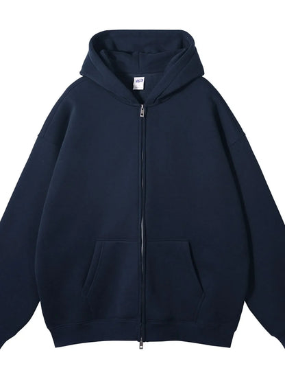 Warm Zip Up Fleece Hooded Jacket