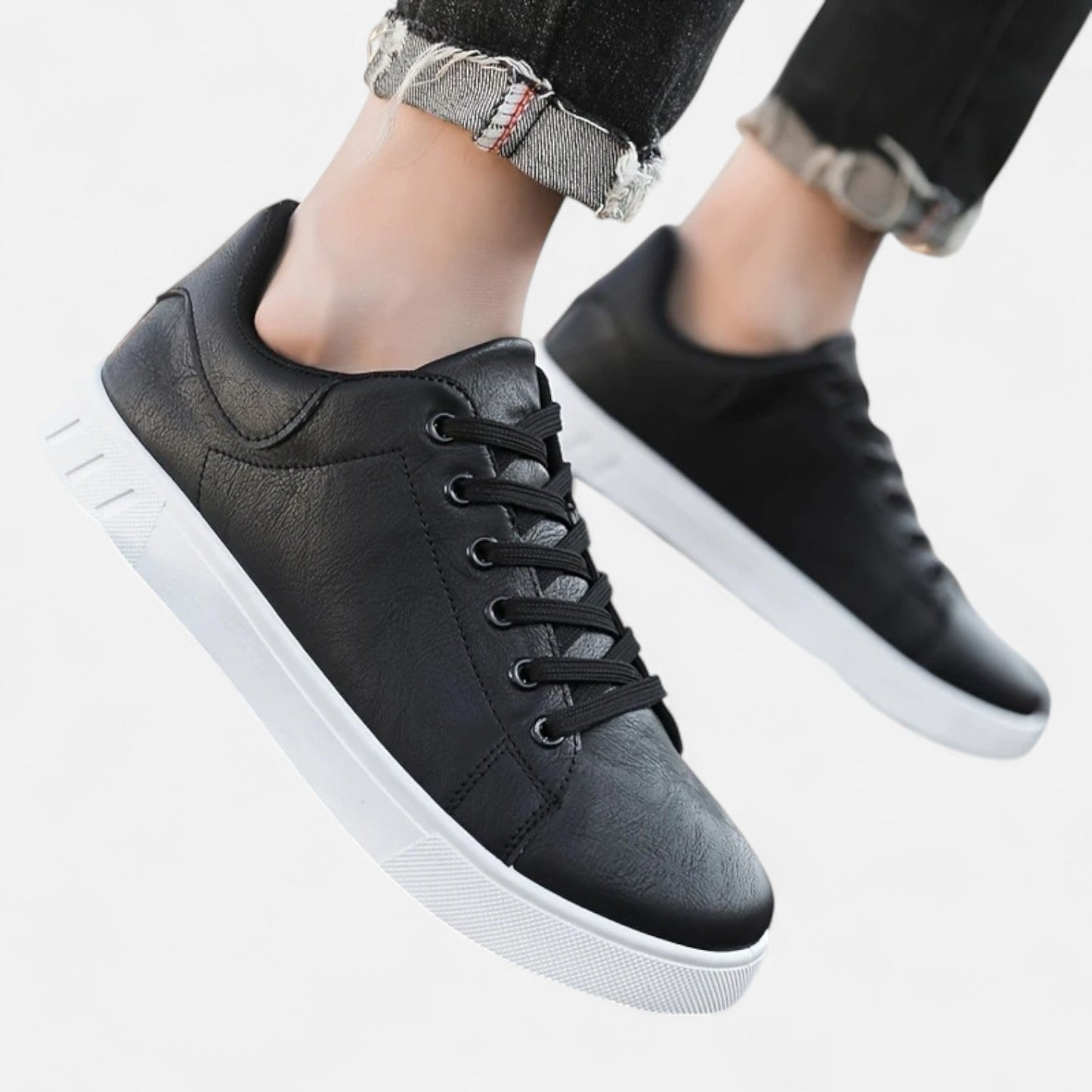 Men’s Classic Matte Lace Up Casual Sneakers