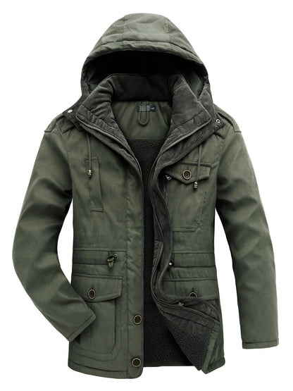 Anthony | Men's Thick Hooded Winter Jacket
