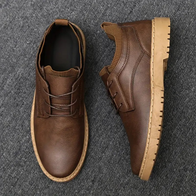 Stylish Men's Leather Oxford Shoes