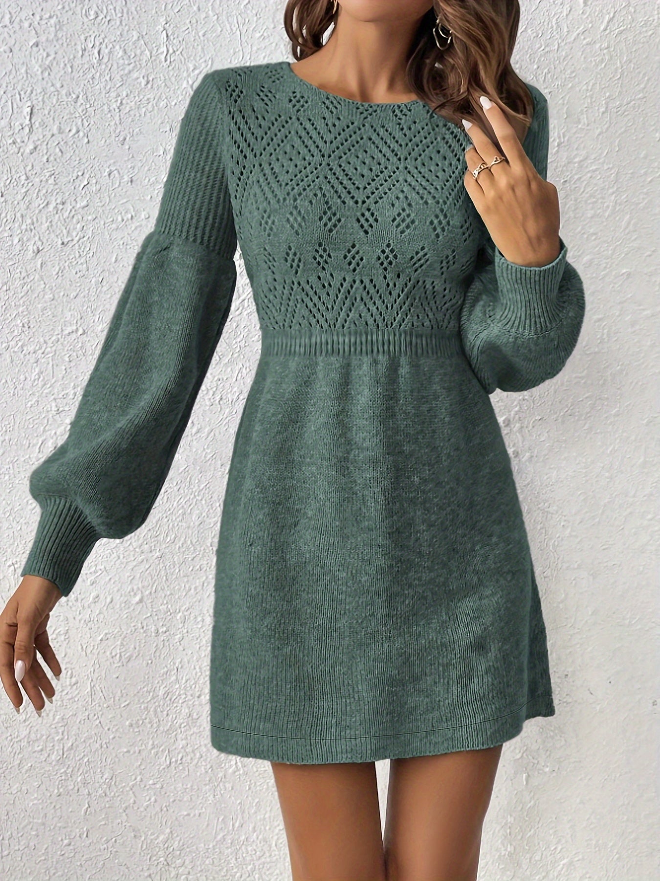 Elegant V-Neck Fit and Flare Evening Dress for Women