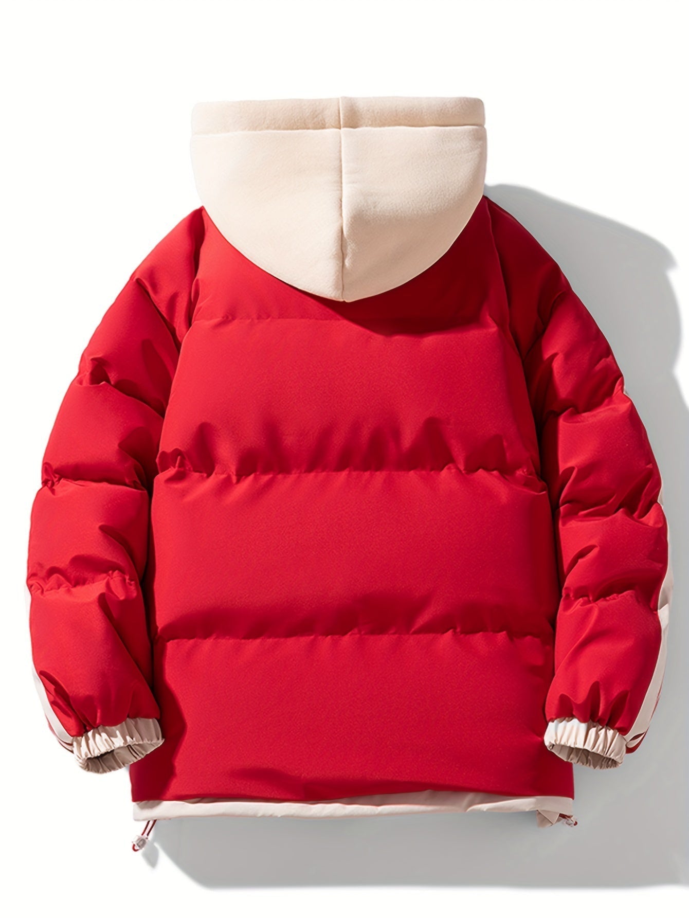 Warm Puffer Jacket For Women With Hood