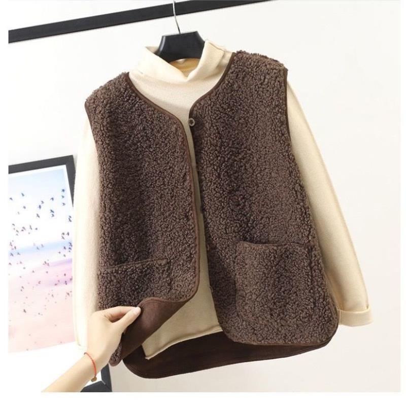 Ladies Relaxed Fit Open Front Vest - BritishElegance