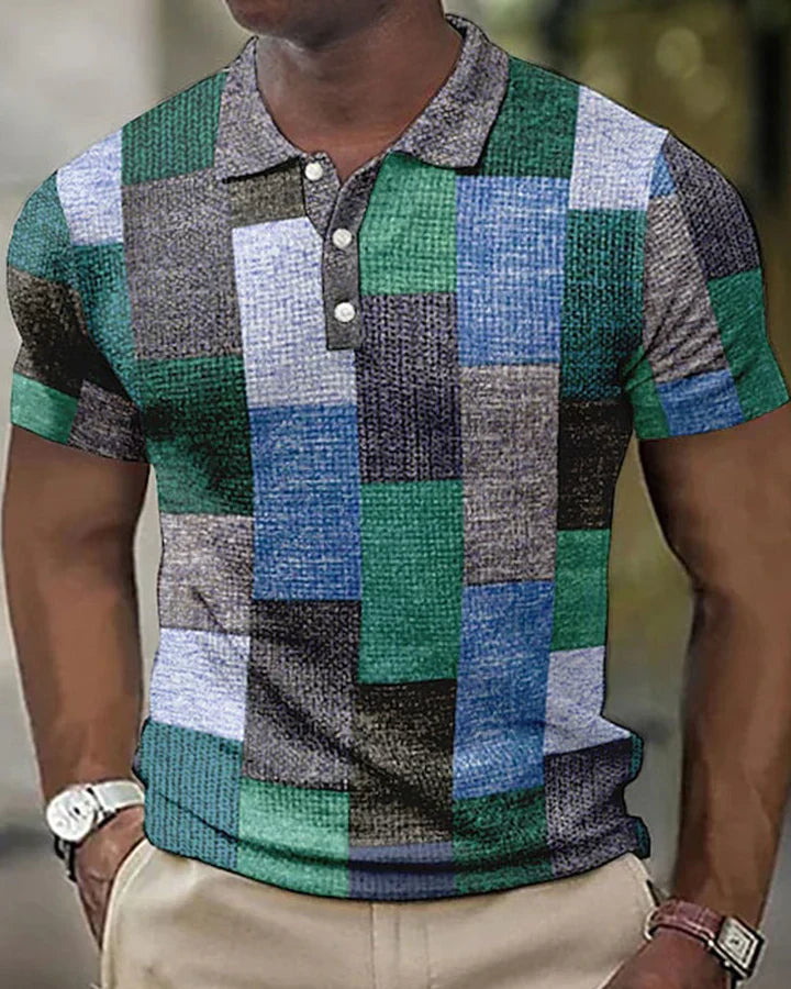 Zandas Checked Polo Shirt