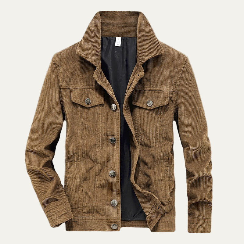 Men’s Chevron Quilted Short Puffer Jacket