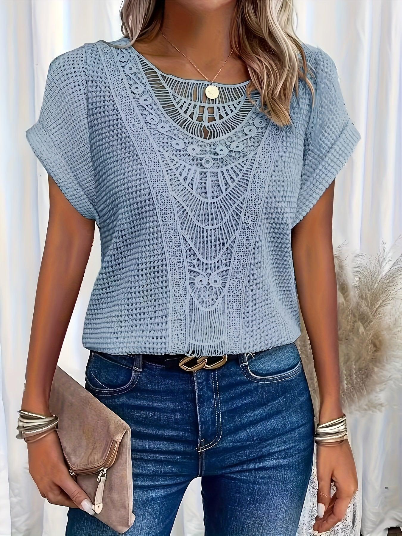 Lovely Cable Knit Women's Top