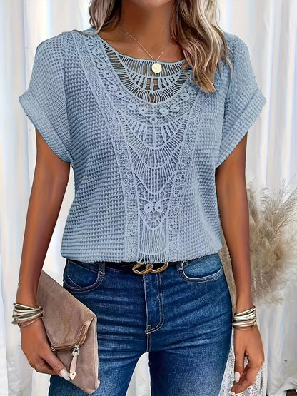 Lovely Cable Knit Women's Top