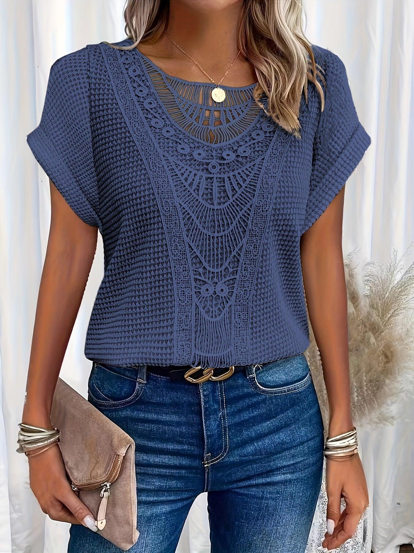 Lovely Cable Knit Women's Top