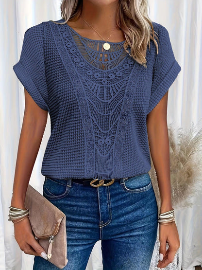 Lovely Cable Knit Women's Top