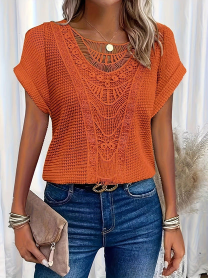 Lovely Cable Knit Women's Top