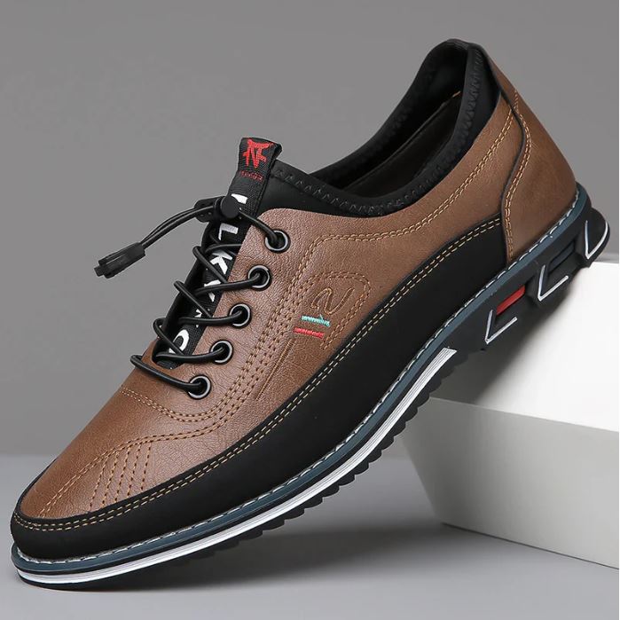 Stylish Men's Leather Shoes - Comfortable & Modern Fit