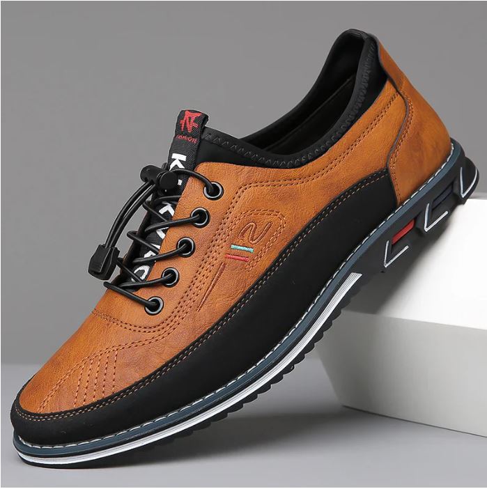 Stylish Men's Leather Shoes - Comfortable & Modern Fit - BritishElegance