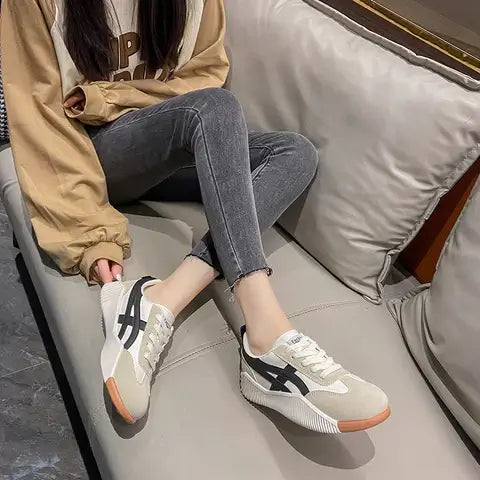 Women’s Low Top Sneakers with Sculpted Outsole