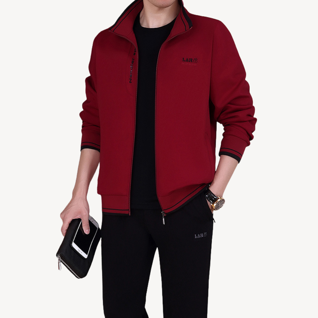 Men’s Zipper Tracksuit Set