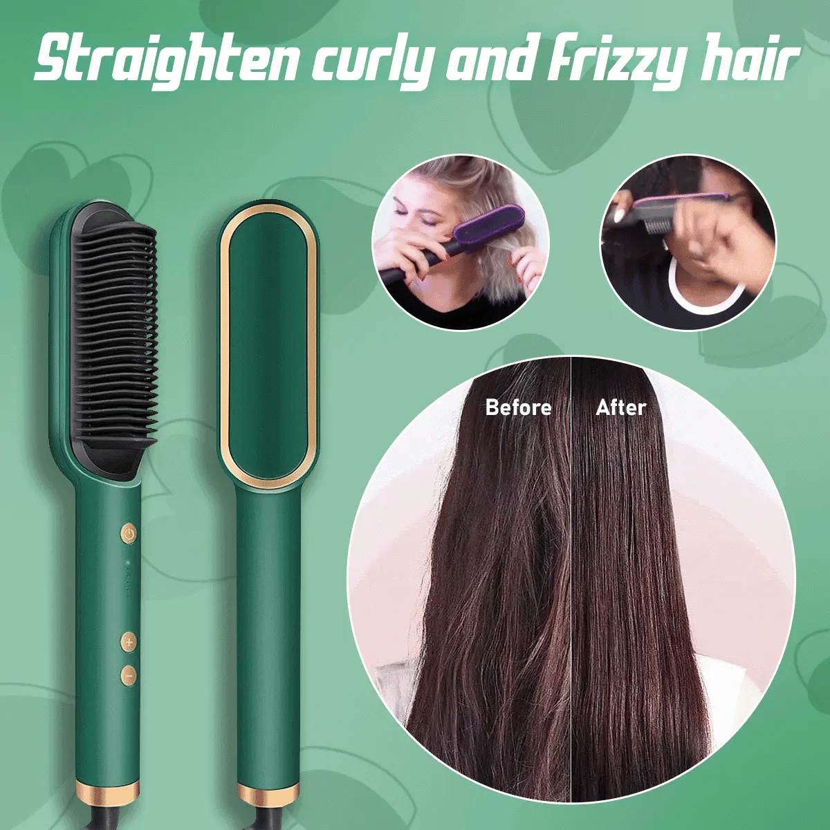 Flat Iron Hair Straightener Tool - BritishElegance