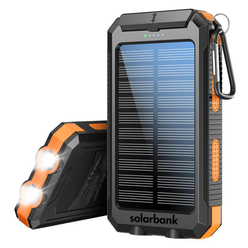 Portable 20000mAh Outdoor Solar Charger - BritishElegance