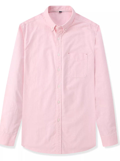 Big and Tall Classic Long Sleeve Dress Shirt