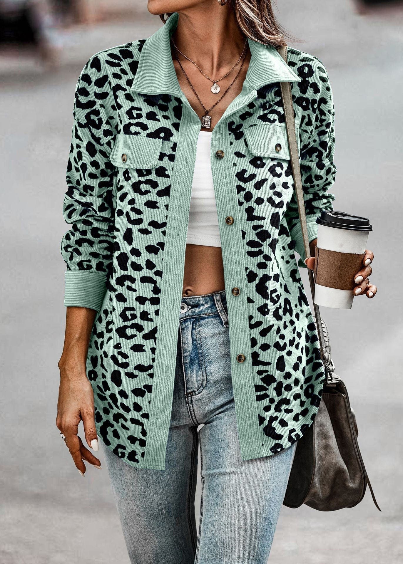 Stylish Leopard Coat - High Quality - Perfect for Spring